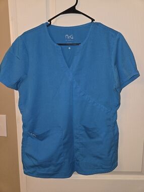 NRG by Barco Pacific Blue Scrub Set Med